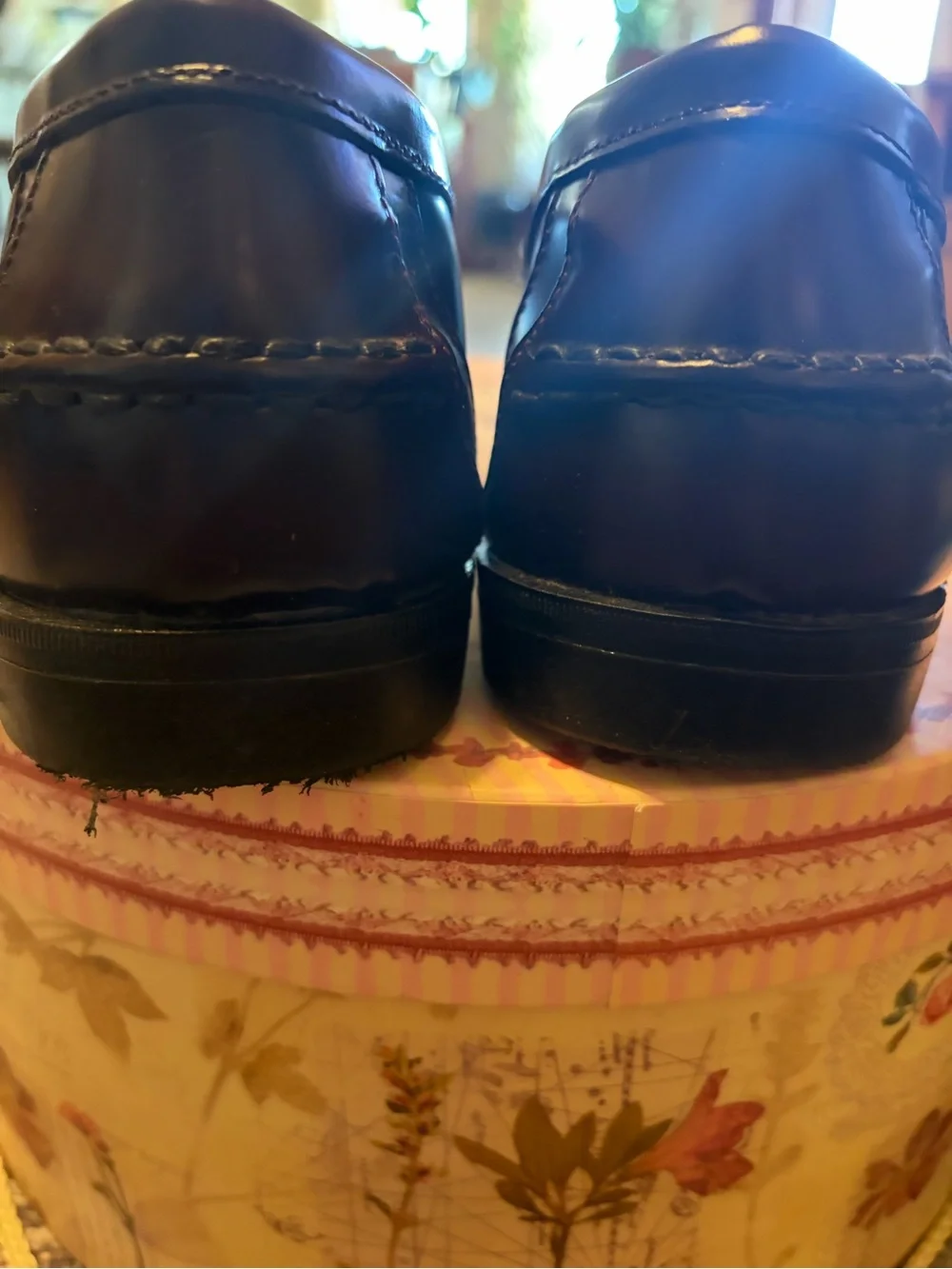 Nunn Bush Men’s Penny Loafers in Dark Brown Leather